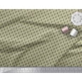 thumbnail image 2 of Soimoi Moss Georgette Fabric Dot & Paisley Small Print Fabric by The Yard 42 Inch Wide, 2 of 3