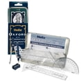 thumbnail image 4 of Helix Oxford Set of Mathematical Instruments - 10 pieces geometry set in metal tin box, 4 of 4