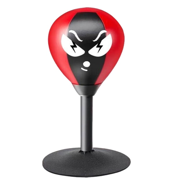 Thinsony Mini Boxing Bag | Fun Punch Rages Bag | Desk Boxing Punch Ball Toy Heavy Duty Suction Cup Desktop Full Finger Gloves