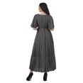 thumbnail image 3 of Moomaya Robes d'Été Imprimées à Manches Courtes pour Femmes, Tenue de Fête Décontractée, 3 of 4