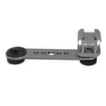 thumbnail image 1 of Microphone Stand Bracket, Durable Triple Lightweight Multi Function Cold Shoe Mount Adapter Aluminium Alloy  For Tripod Dark Gray, 1 of 8