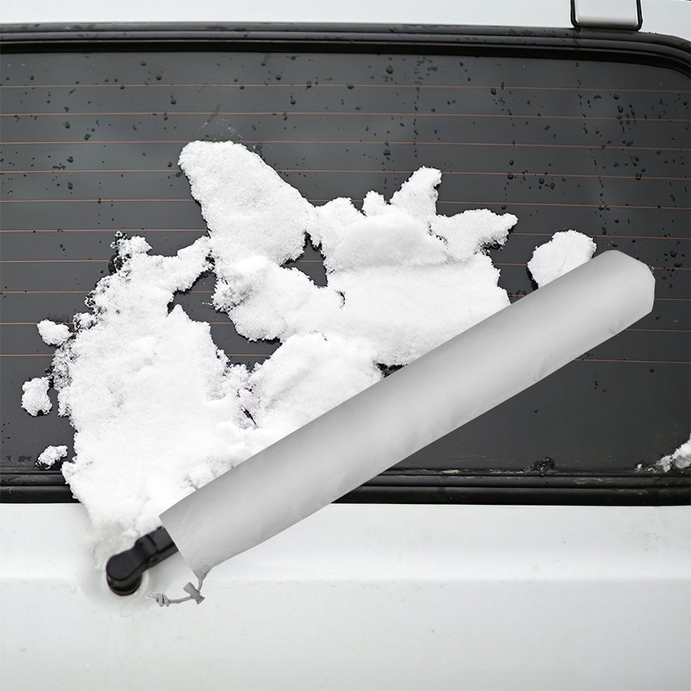 FONDOTIN 2 Pairs Windshield Wiper Protectors 65.0X10.0X0.4in Light Grey for Car Wiper Blades