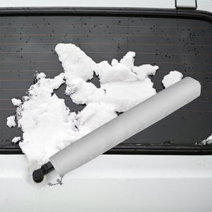 FONDOTIN 2 Paires Pare-brise Protège-pierres 65.0X10.0X0.4in Gris clair pour les lames d'essuyage de voiture
