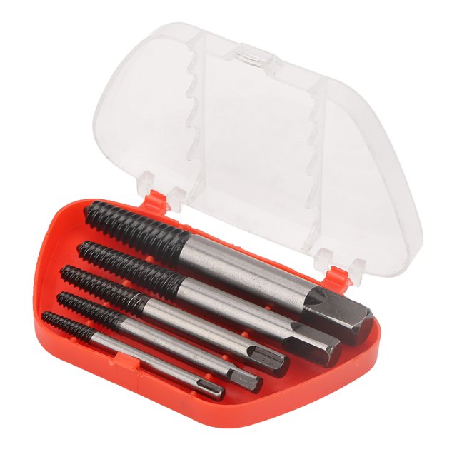 Damaged Screw Extractor, Storage Box Vanadium Steel Screw Extractor, High Hardness Removing Damaged Screws For Pipe Thread Correction