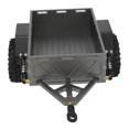 thumbnail image 1 of RC Trailer, High Simulation RC Metal Trailer with Two Rubber Tires, Aluminum Alloy RC Car Hitch Trailer DIY Trailer  Car Metal Kit for  TRX4M 1/18 RC Crawler Car, 1 of 8