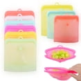 thumbnail image 1 of Semi Transparent Self-Sealed Silicone Kitchen Fridge Food Storage Bag Organizer, 1 of 8