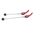 thumbnail image 2 of Bike Wheel Hub Front And Rear Skewers, 1 Pair Quick Release Bicycle Skewer High Strength  For Mountain Bike Red, 2 of 8