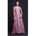 thumbnail image 2 of Bimba Robe Longue Florale pour Femme, Fête, Col en V, Fente avant, Sans Manches, Maxi - Medium, 2 of 5
