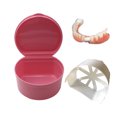 thumbnail image 2 of kiplyki Denture Case Dental Bath Box False Teeth Storage Box with Hanging, 2 of 6