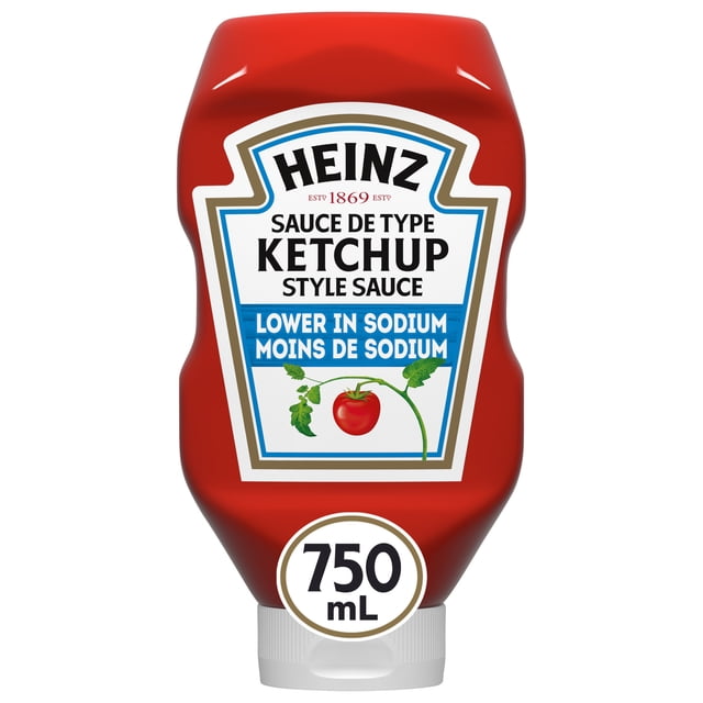 Heinz Ketchup aux Tomates Moins de Sodium