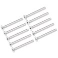 thumbnail image 1 of Unique Bargains M5x45mm Flat Head Machine Screws Inner Hex Screw 304 Stainless Steel Fasteners Bolts 20 Pcs, 1 of 3