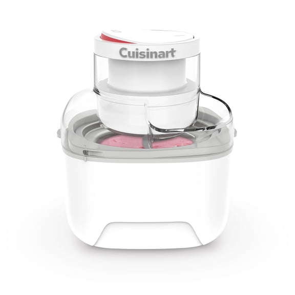 Cuisinart Compact Single-Serve Ice Cream Maker, 1-Pint Capacity, Easy Cleaning, White (ICE-M10C)