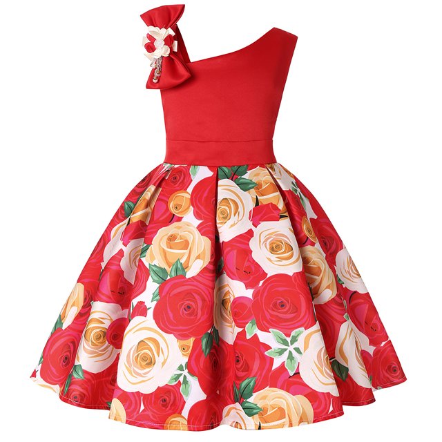 Robes pour Filles Robe de Demoiselle d'Honneur Robe de Mariage Robes Élégantes pour Fête