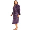 thumbnail image 3 of White Mark Women's Super Soft Lounge Robe, 3 of 5