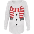 thumbnail image 1 of Halloween Snowman Costume Costume Blanc Maternité Doux T-Shirt à Manches Longues, 1 of 1