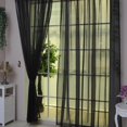 thumbnail image 2 of TIMIFIS Home Decor 2 PCS Pure Color Tulle Door Window Curtain Drape Panel Sheer Scarf Valances HOT Decor - Fall, 2 of 2