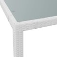 thumbnail image 2 of vidaXL 7 Piece Outdoor Dining Set Poly Rattan Cream White, 2 of 5