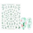 thumbnail image 1 of Christmas Nail Sticker DIY Fashion Snowflake Nail Decal Adhesive Nail Decal, 1 of 6