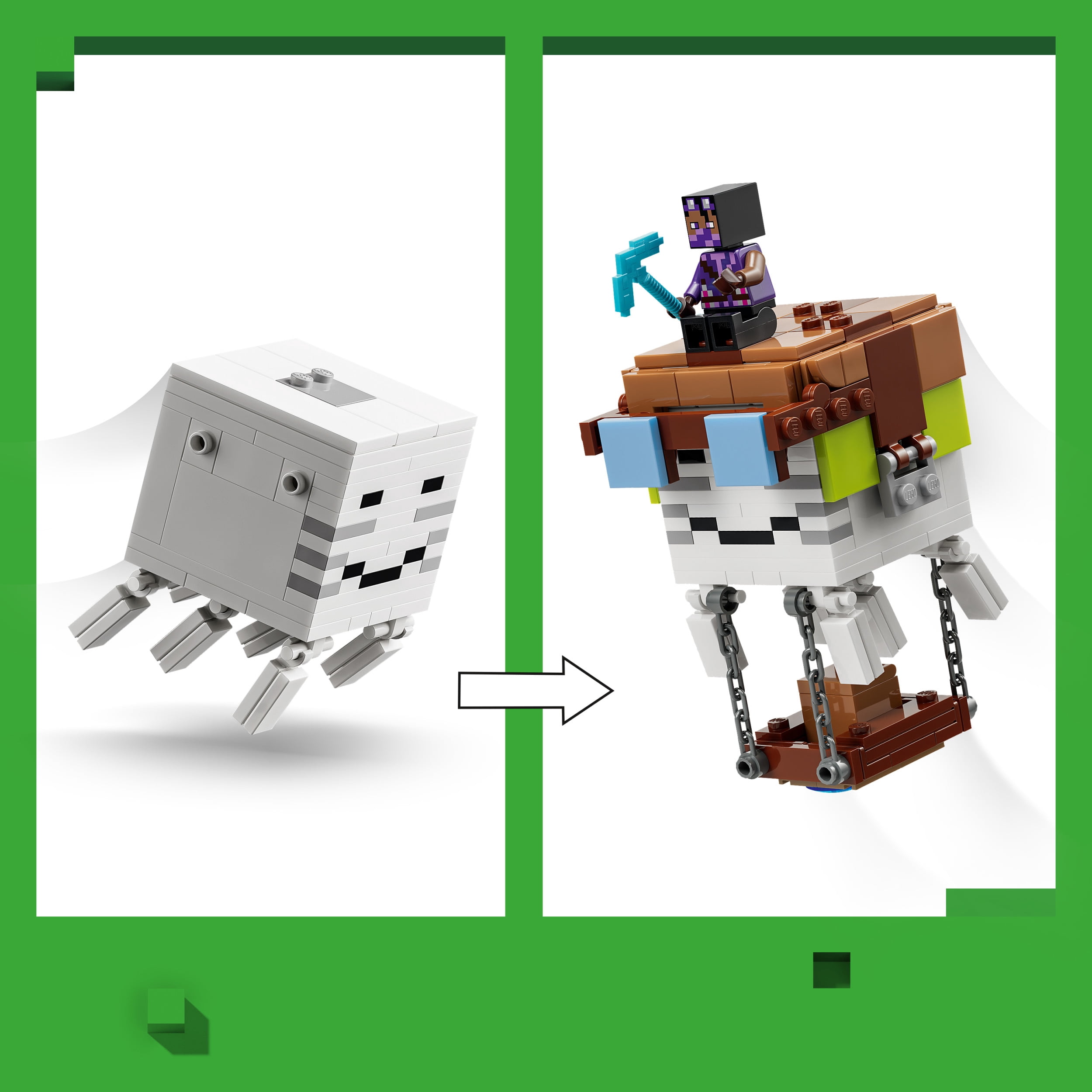 LEGO Minecraft La station des Ghasts, Jeu de rôle inspiré du jeu vidéo 21597