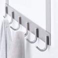 thumbnail image 4 of DAMAIE Over The Door Hook, SUS304 Stainless Steel Heavy-Duty Hanger Rack for Coat, Towel, Bag, 6 Hooks, 4 of 6