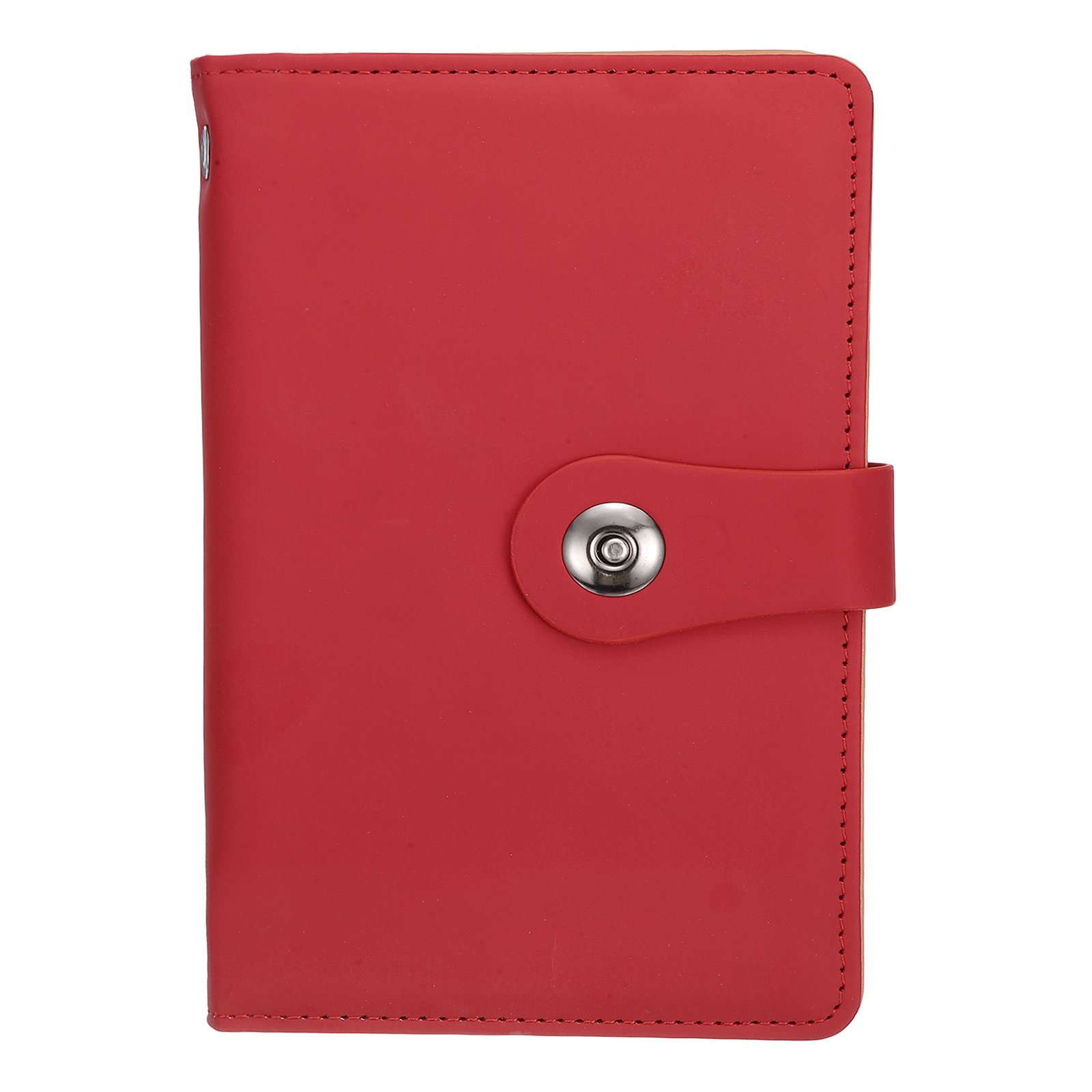 Uxcell 100 Envelope Challenge Binder, A6 PU Leather Savings Challenges Book with Envelopes Money Saving Binder with Horizontal Insert for Office Budgeting Saving Expense, Red