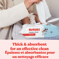 thumbnail image 4 of Huggies Simply Clean Baby Wipes, UNSCENTED, 11 Flip Lid Packs, 704 Wipes, 4 of 8