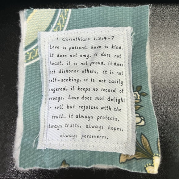Colorful Prayer Patchwork Mini Quilts for Sympathy Remembrance Handmade Individual Quilts for Comfort and Support Unique for Loved Ones