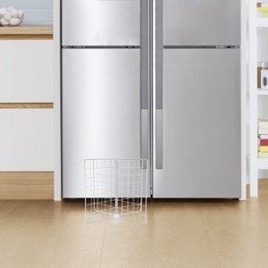 SKISUNO Frigidaire ménager multifonctions Diviseur de réfrigérateur métallique Divisateur blanc Ventilation 1Set