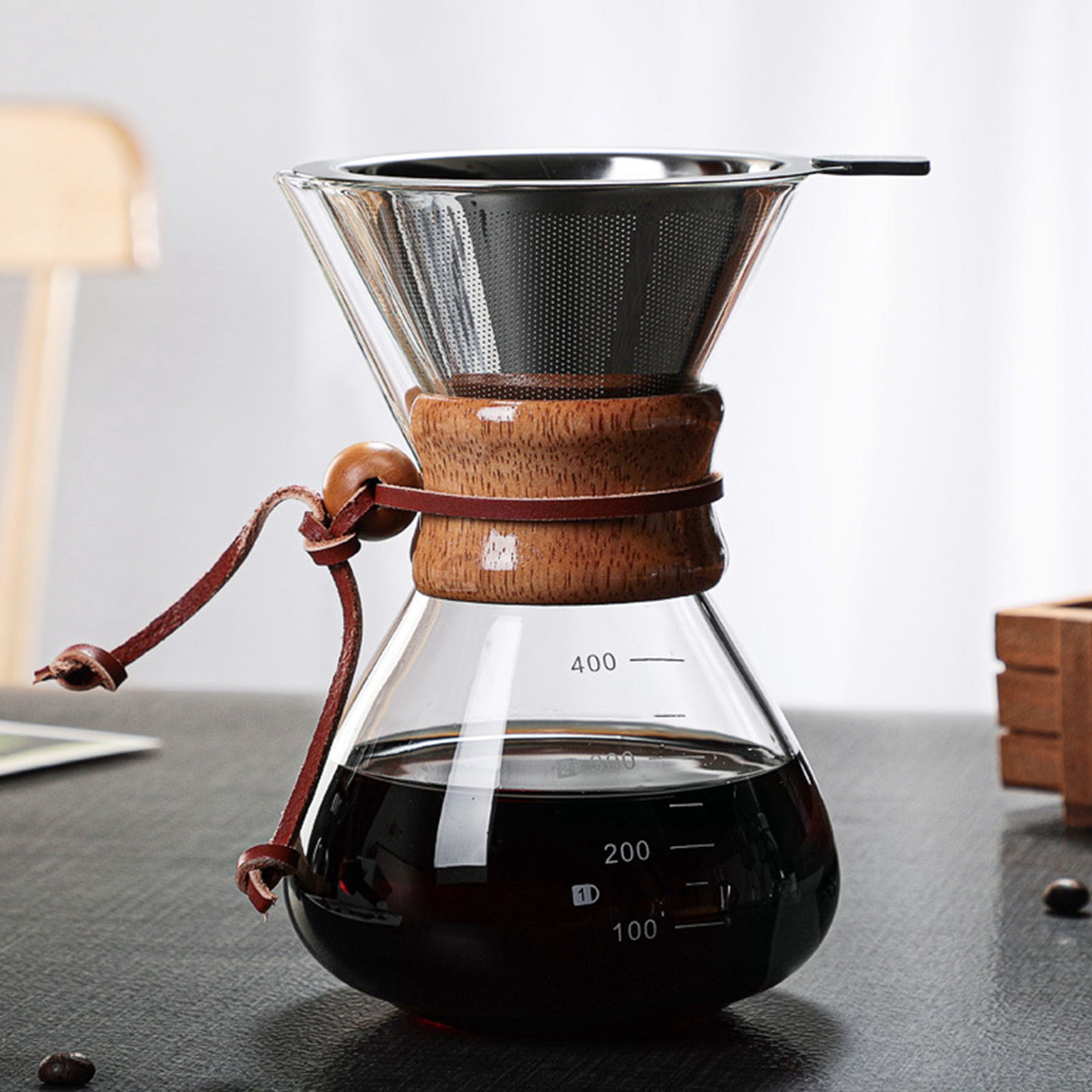 Coffee Dripper,Pour Over Coffee Maker Coffee Brewer Coffee Making Pot Finest Materials