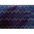 thumbnail image 4 of oneOone Cotton Silk Fabric Chevron Block Printed Craft Fabric BTY 42 Inch Wide, 4 of 4