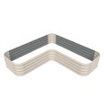 thumbnail image 2 of Stratco Lit de Jardin Modulaire en Acier Ondulé Surélevé, Beige, 2 of 4