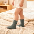thumbnail image 2 of Chaussettes Tube Enfants Chaussettes pour Enfants Confortables Couleur Unie Chaussettes Tube Style Princesse Chaussettes pour Bébé Chaussettes Tube Filles, 2 of 6