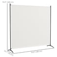 thumbnail image 3 of Outsunny Single Panel Privacy Screen, UV30+ Room Divider, Beige, 3 of 10