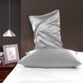 thumbnail image 3 of Unique Bargains Satin Pillowcases Zipper Closure 2pcs, 3 of 8