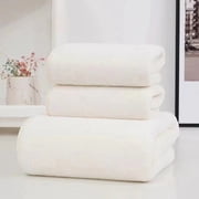 Suncoda 3 PCS Towel Set 1 Bath Towel 1 Hand Towel 1 Washcloth Towels for Bathroom Towel Set for Adults-Highly Absorbent and Towel Set, Camping Essentials and Beach Essentials