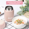 thumbnail image 3 of Amdohai Pot Alimentaire pour Bébé 300 ml en Acier Inoxydable, Isolé sous Vide, Pot Alimentaire pour Enfants pour Aliments Chauds, 3 of 8