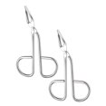 thumbnail image 2 of Shisuyan 2PCS Eyebrow Tweezers for Eyebrow Grooming Stainless Steel Portable Ergonomic Design, 2 of 8