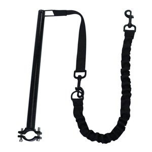 LNGOOR 1 Set of Bike Riding Dog Leash Wear-resistant Dog Bike Leash Retractable Bicycle Dog Leash