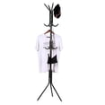 thumbnail image 3 of Hall Tree Coat Rack, Free Standing Hat Rack 10 Hooks Coat Hanger Holder Clothes Display Stand For Home Bedroom Entryway Jacket Umbrella Scarves Hanging Rack, 3 of 8