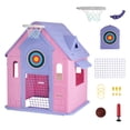 thumbnail image 2 of AKDSteel Kids Outdoor Playhouse With Mailbox, Windows, And Half Door, Charming Playhouse For Backyard Fun And Imaginative Play, 2 of 8