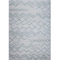 thumbnail image 1 of Ladole Rugs Tapis de Zone Contemporains Durables à Treillis, Fabriqués à la Machine, en Ivoire-Vert d'Eau, 1 of 4