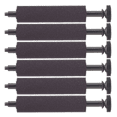 thumbnail image 1 of Zoomtoner Compatible Casio IR-90 & IR-91 INK ROLLER Ribbons 6-PACK Purple for Casio CE-300, 1 of 1