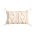 thumbnail image 1 of Housses de Coussins Décoratives pour la Maison, Housse de Coussin à Pompons 30x50 cm, 1 of 8