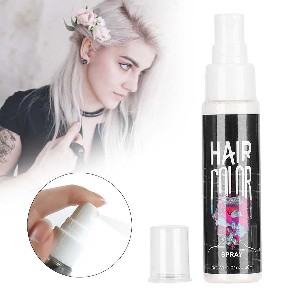 Non-permanent Dye Mist Unisex Hair Dye Spray, Temporary Hair Colour, Cosplay Events For Parties Friends Gathering White