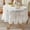 WH, variante sur Amzcrzy Polyester Nappe en Dentelle Nappe Ronde Esthétique à Volants Nappe Vintage Ajourée Antidérapante pour la Maison Convient à la Décoration Quotidienne de la Maison Déco Maison