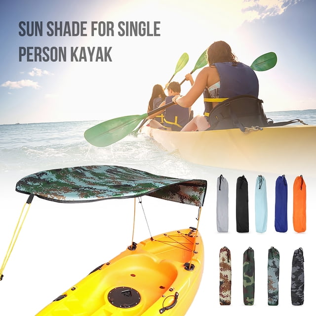 Graflsoa Abri Solaire Compact pour Kayak Simple avec Toile Oxford Résistante à l'Eau et Cadre en Aluminium Léger
