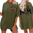 thumbnail image 2 of Birdeem T-Shirt Imprimé à Manches Courtes Col Rond Décontracté pour Femmes, 2 of 6