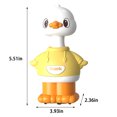 thumbnail image 3 of Yellow Toddler Walking Push Powered Duckling Toy Imitate Crawling For Small Children, 3 of 7
