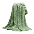 thumbnail image 2 of Fankiway 120*200Cm Super Soft Warm Solid Warm Micro Plush Fleece Blanket Throw Rug Sofa Bedding Blanket Throws for Sofa Soft Blankets and Throws Clearance, 2 of 4