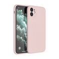 thumbnail image 1 of PANDACO Soft Shell Matte Pink Case for iPhone 12, 1 of 3